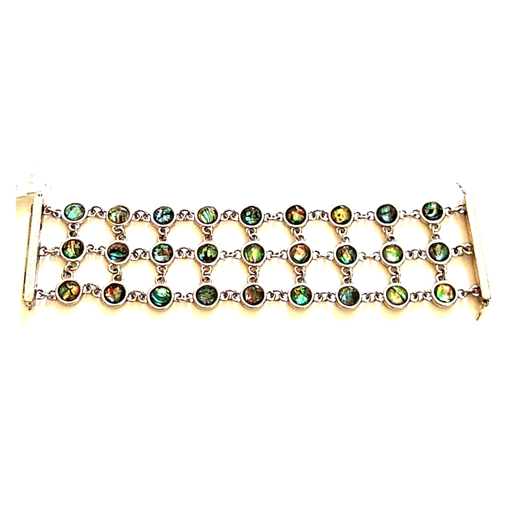 Lucky Brand Wide Chain Link Bracelet Reversible